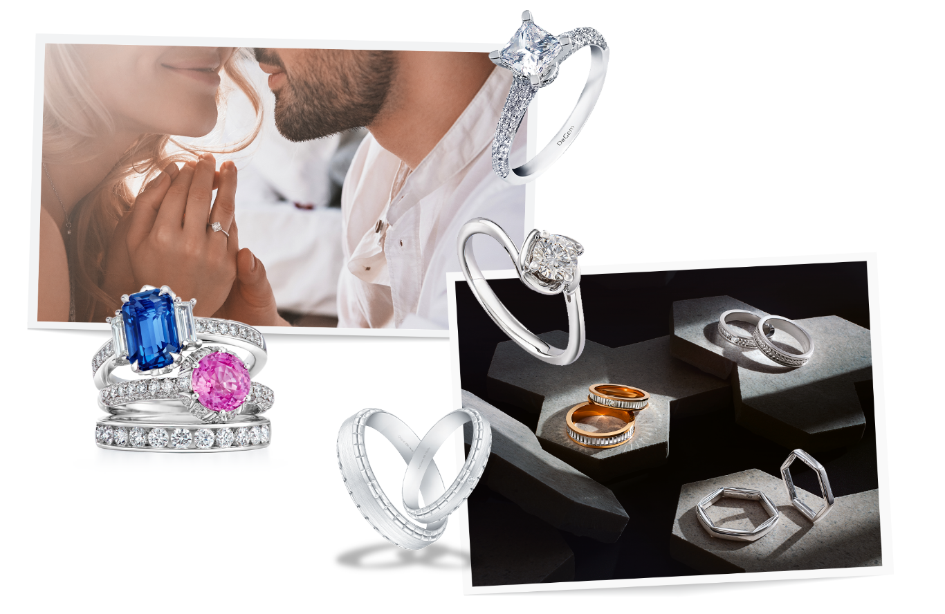 DeGem offers timeless bridal pieces such as the Infinity® series, which includes a wide range of engagement rings and wedding bands - DeGem Malaysia