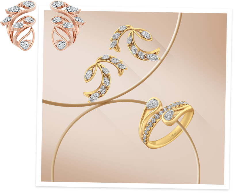 DeGem Respirer includes 15 jewellery pieces, showcasing diamonds in Baguette, Marquise, and Pear shapes, crafted in 18-karat Rose, White, and Yellow Gold - DeGem Malaysia