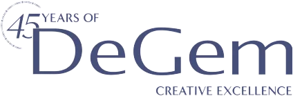 Degem's 45 Years Logo