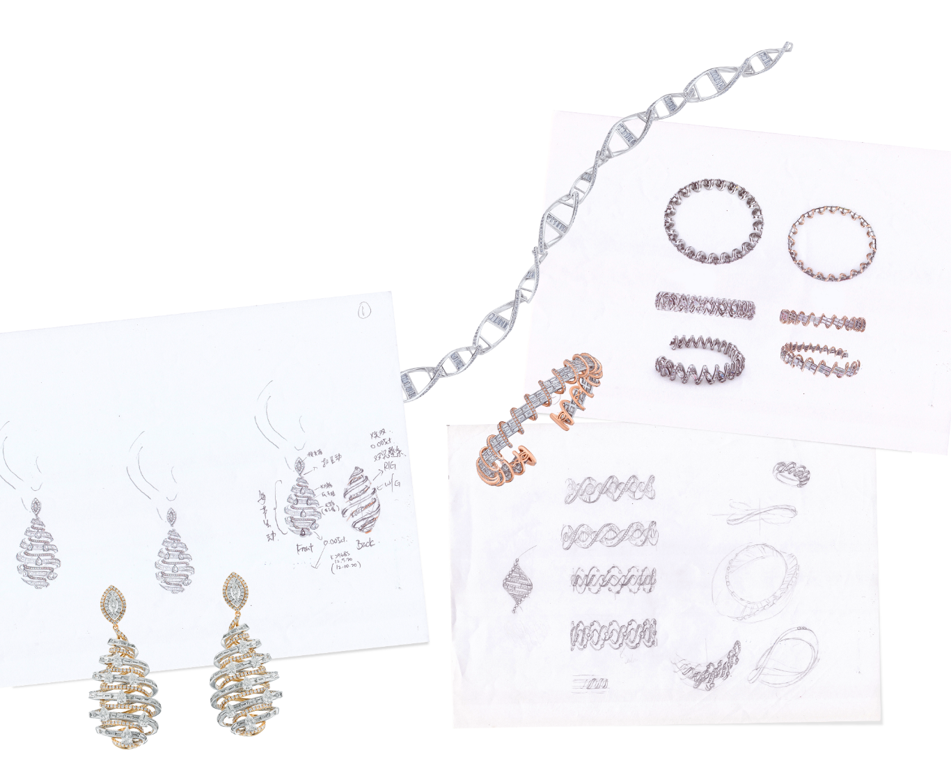 DeGem DNA jewellery is made in DeGem’s in-house factory involving processes such as hand sketching, computerised 3D printing and detailed handcrafting, with multiple round of testing - DeGem Malaysia